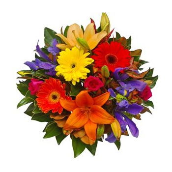 Yehud-Monosson, Israel Online Florist - Vibrant Gems Bukett Bukett