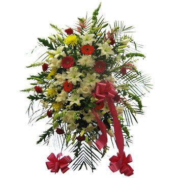 Turkmenistan flowers  -  Vibrant Remembrance Floral Display Flower Delivery