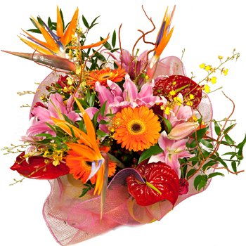 Botswana flowers  -  Sunny Sentiments Bouquet Flower Delivery