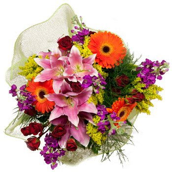 Greenland flowers  -  Heart Harvest Bouquet Flower Delivery