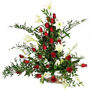 Caicara de Maturin flowers  -  Drama of Rose and Lily Display Flower Delivery