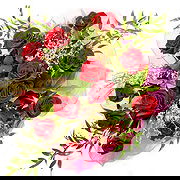 ジェルバ・ミドゥン オンライン花屋 - バラがいっぱいの花束 花束
