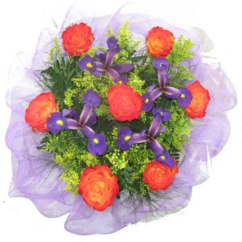 Myanmar flowers  -  Night and Day Bouquet Flower Delivery