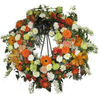 Vanuatu flowers  -  Memory Wreath Flower Delivery