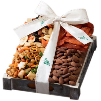 Jamaica, United States flowers  -  Gourmet Crunch Mixed Nuts Tray Baskets Delivery