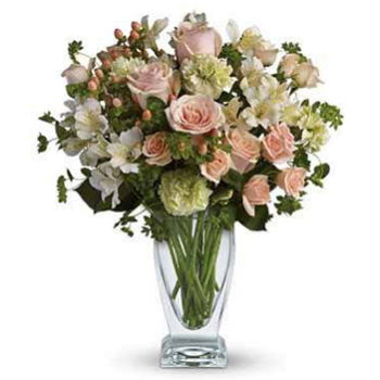 Jamaica, United States flowers  -  Towering Roses Baskets Delivery