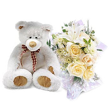 Rubizhne flowers  -  Tender Love in White Flower Delivery