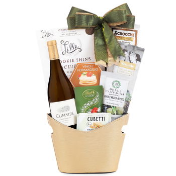 USA, United States flowers  -  Wine and Gourmet Goodies Basket Baskets Delivery