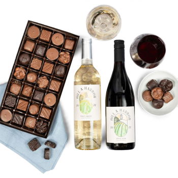 Jamaica, United States flowers  -  Exquisite Wine and Chocolate Surprise Baskets Delivery