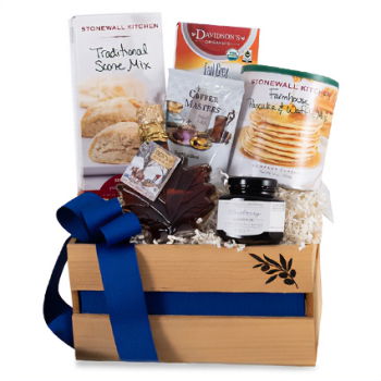 USA, United States flowers  -  Rustic Bed and Breakfast Gift Basket Baskets Delivery