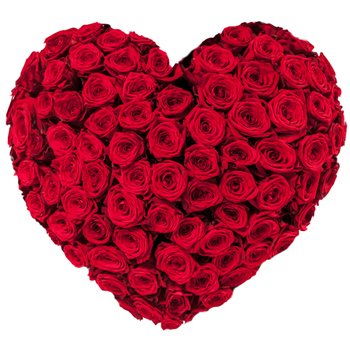 Turkmenistan flowers  -  Valentine Heart Flower Delivery