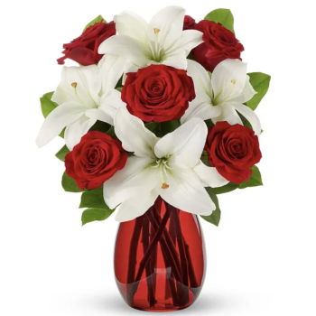 USA, United States flowers  -  Simplistically Perfect Bouquet Baskets Delivery