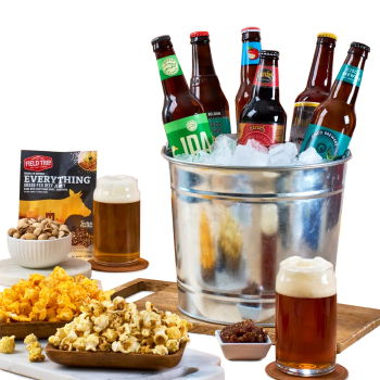 USA, United States flowers  -  Beer Bucket Baskets Delivery