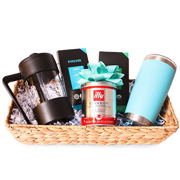 Norway flowers  -  The Breakfast Brew Basket Flower Delivery