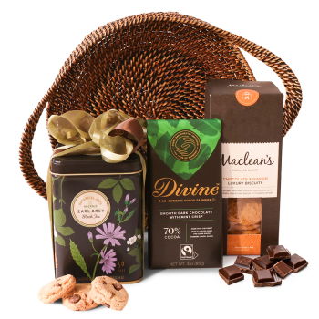 Dubai flowers  -  Shortbread And Tea Gift Set