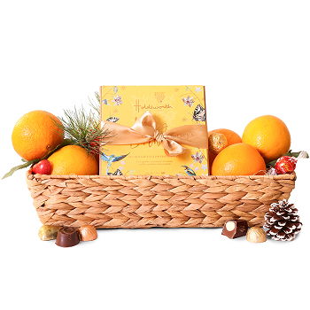 flores de Alummot- raspas de férias e chocolate Flor Entrega