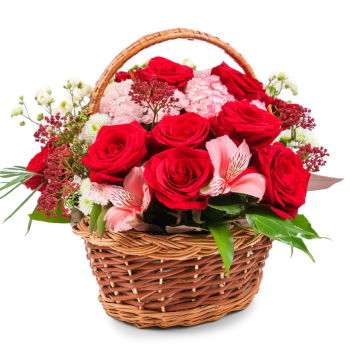 Moldova flowers  -  Your Heart Flower Basket Delivery