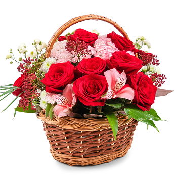 Gedziai flowers  -  Your Heart Flower Basket Delivery