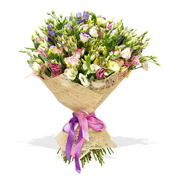 Turkmenistan flowers  -  Luscious Lisianthus Flower Delivery