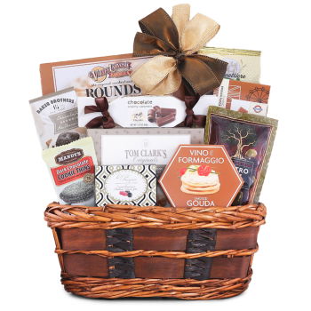 USA, United States flowers  -  Rustic Gourmet Gift Basket Baskets Delivery