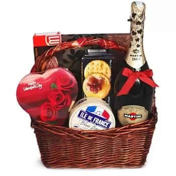 Faroe Islands flowers  -  Love Feast Baskets Delivery
