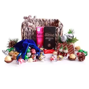 Кюрасао онлайн магазин за цветя - Случайни шоколади Букет