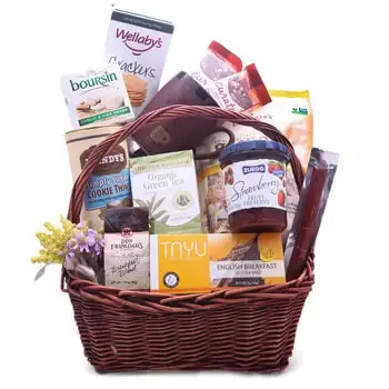 Tunisia flowers  -  Thoughtful Treats Gift Basket Baskets Delivery