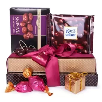 Dammam Kwiaciarnia online - Podróżujące czekoladki Bukiet