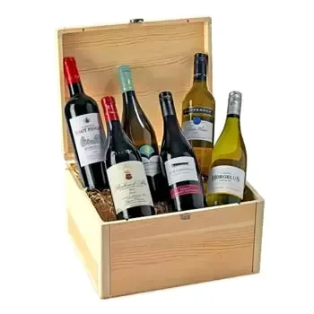 United Kingdom flowers  -  A Case of Wine Baskets Delivery