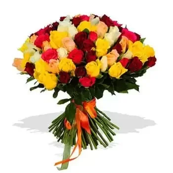 Tsetserkaki bunga- Bouquet Passion yang berlimpah Bunga Penghantaran