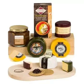United Kingdom flowers  -  British Cheese Board Baskets Delivery