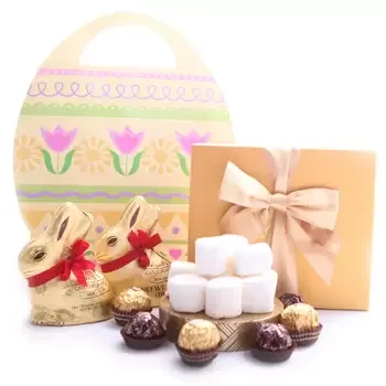 Mekah (Makkah) bunga- Bunny Bundle Easter Gift 