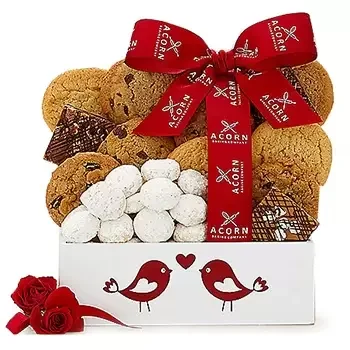 USA flowers  -  Romantic Cookies Flower Delivery