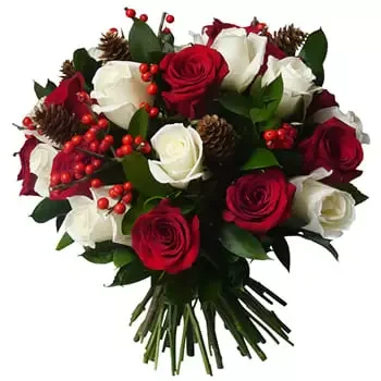 Turks And Caicos Islands flowers  -  Forest of Roses Bouquet  Delivery