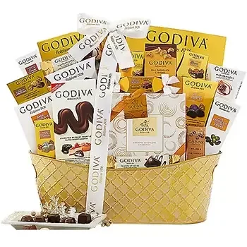 USA online Florist - Godiva Chocolate Feast Bouquet