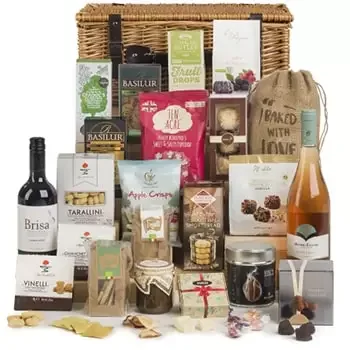 United Kingdom flowers  -  Gourmet Office Party Baskets Delivery