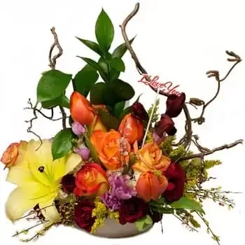 Bonaire Blumen Florist- Etwas anderes Display Bouquet/Blumenschmuck