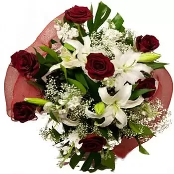 Katar Blumen Florist- Viel Liebesstrauß Bouquet/Blumenschmuck