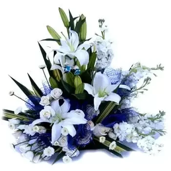 Bosnia & Herzegovina flowers  -  Tender is the Night Floral Display Baskets Delivery
