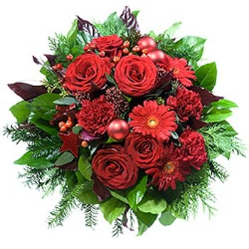 Bergen bunga- Tou The Season Festive Bouquet Sejambak/gubahan bunga