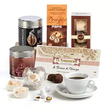 Liverpool online virágüzlet - Tea és sütik Csokor