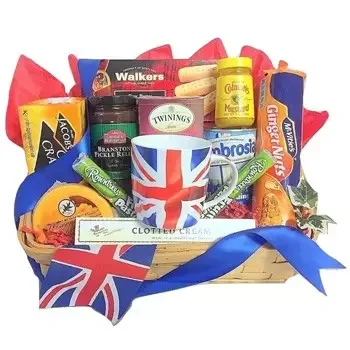 Jamaica, United States flowers  -  Bundle of Britain Basket  Delivery