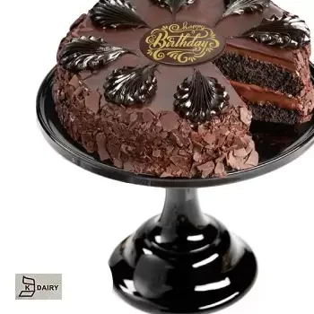 шарлотка Доставка цветов - Шоколадный райский торт Букет