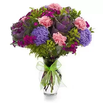 Houston Blumen Florist- Garten-Ruhm-Gartennelken-Blumenstrauß Bouquet/Blumenschmuck