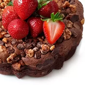  بوستون الزهور على الإنترنت - كعكة الشوكولاتة على الطريقة الإيطالية باقة
