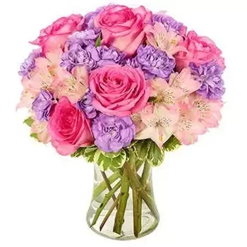 美国, 美国 网上花店 - 完美粉彩 花束