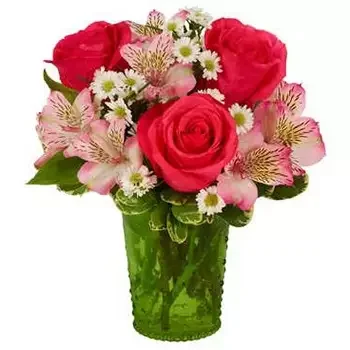 Usa, Forente Stater Online blomsterbutikk - Rosa lidenskaper Bukett