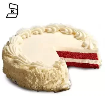 Fresno Fiorista online - Red Velvet Love Cake Mazzo