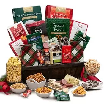 USA, United States flowers  -  Thoughtful Decadence Gift Basket  Delivery