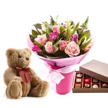 Georgia flowers  -  Trio Of Love  Delivery